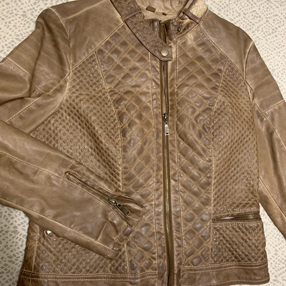 Faux Leather Jacket